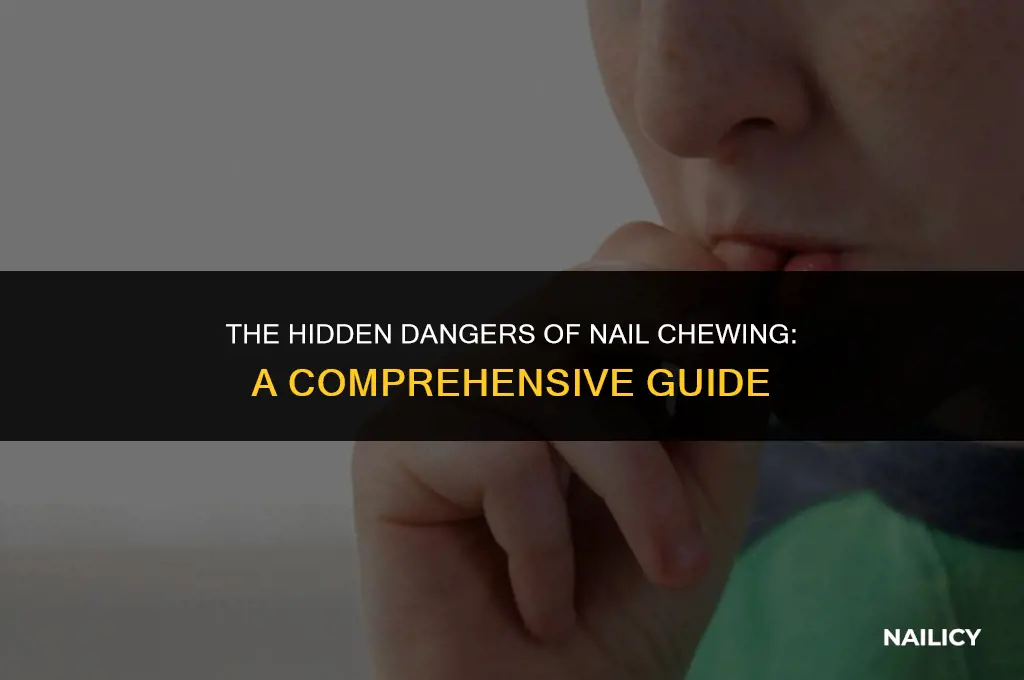 is chewing nails bad