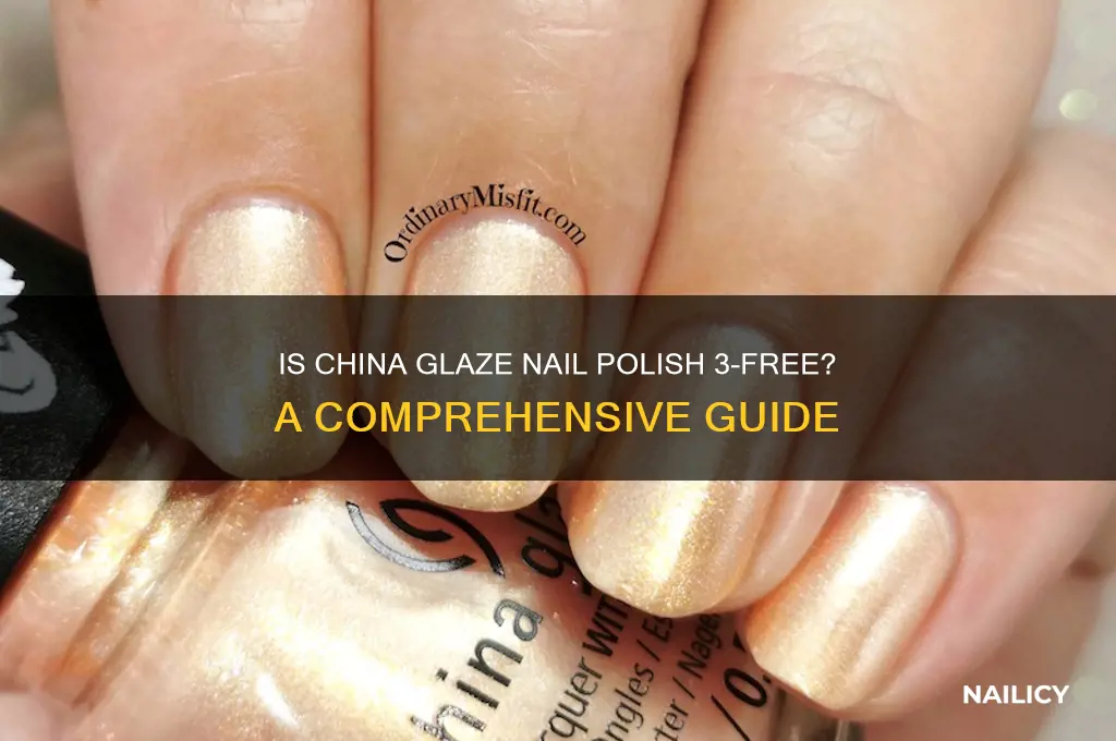 is china glaze nail polish 3 free