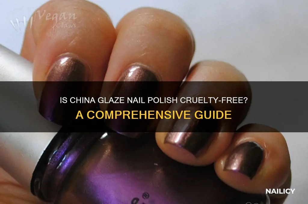 is china glaze nail polish cruelty free