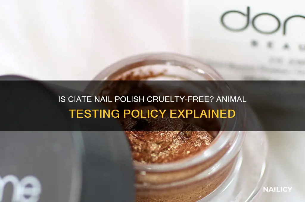 is ciate nail polish tested on animals