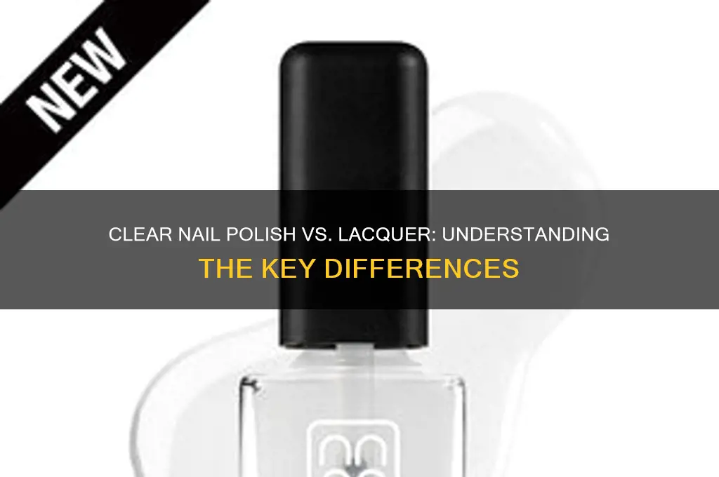 is clear nail polish lacquer