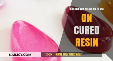 Clear Nail Polish on Cured Resin: Safe or Risky?