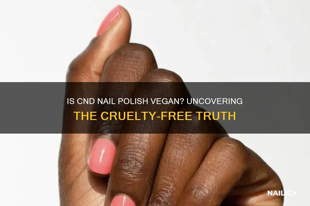 is cnd nail polish vegan