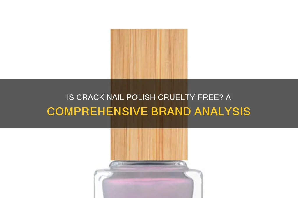 is crack nail polish cruelty free