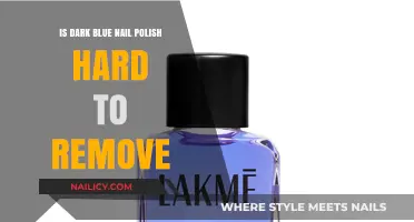 Dark Blue Nail Polish: Easy or Tough to Remove?