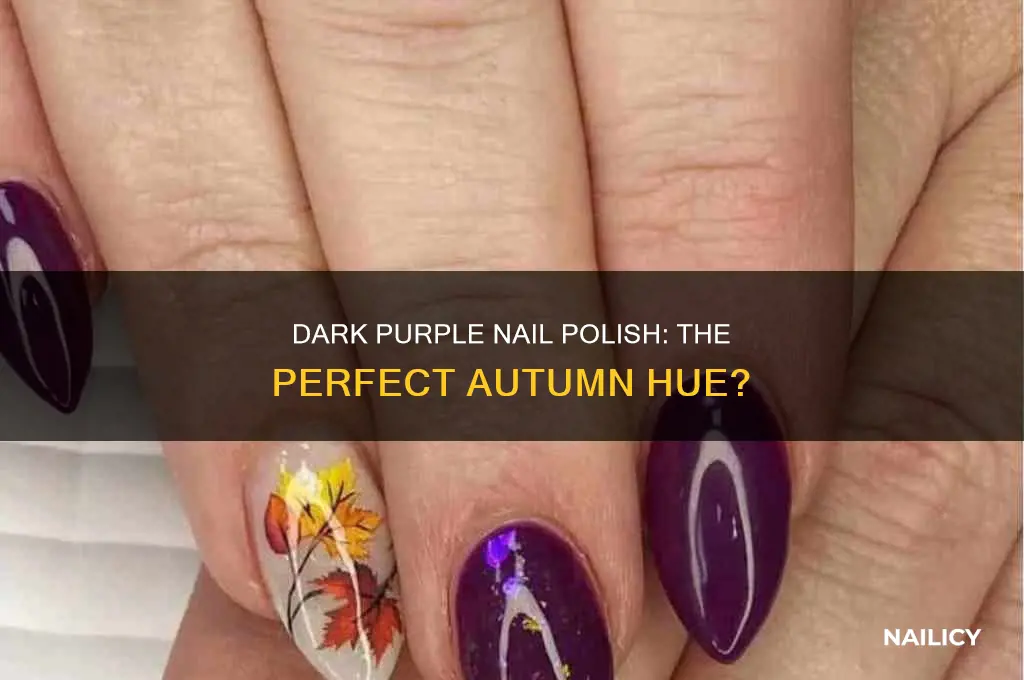 is dark purple nail polish good for autumn