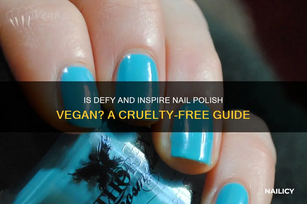 is defy and inspire nail polish vegan