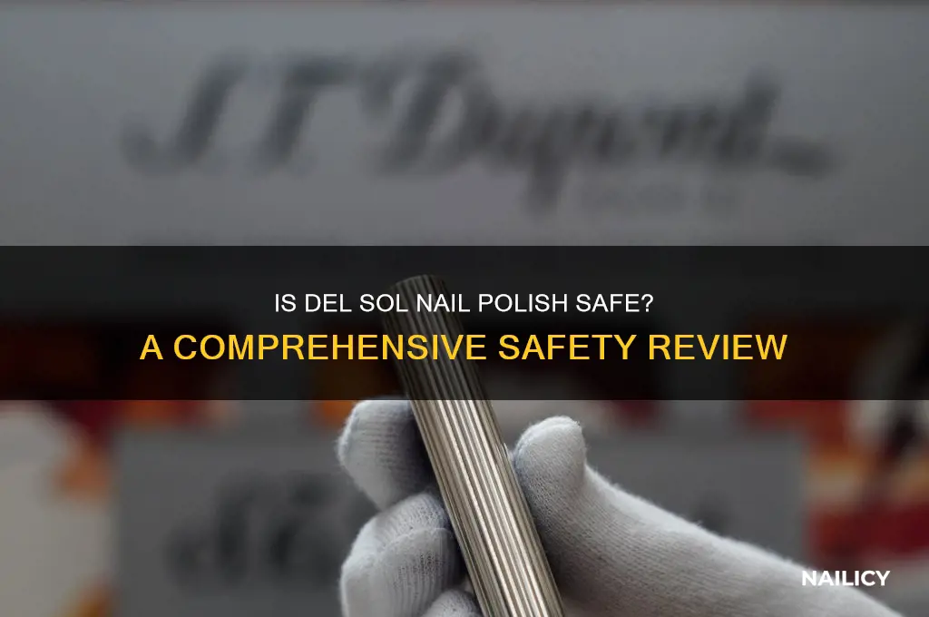 is del sol nail polish safe