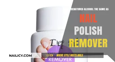 Denatured Alcohol vs Nail Polish Remover: What's the Difference?
