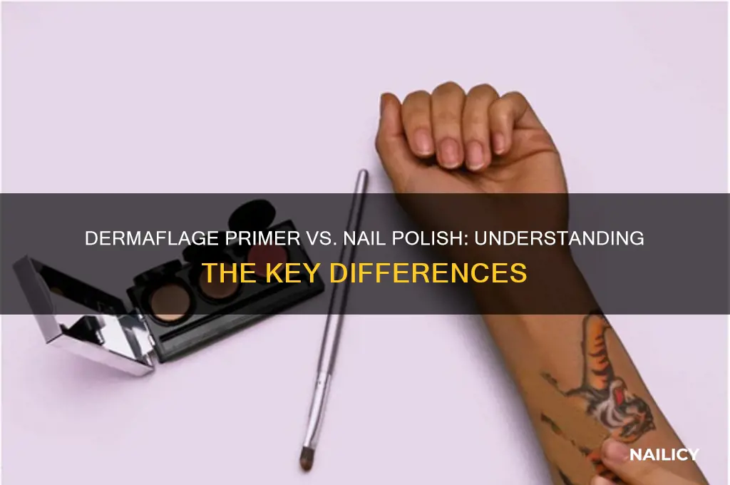 is dermaflage primer the same as nail polish