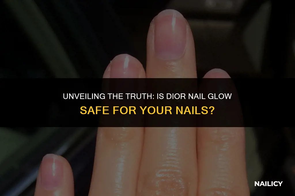 is dior nail glow safe