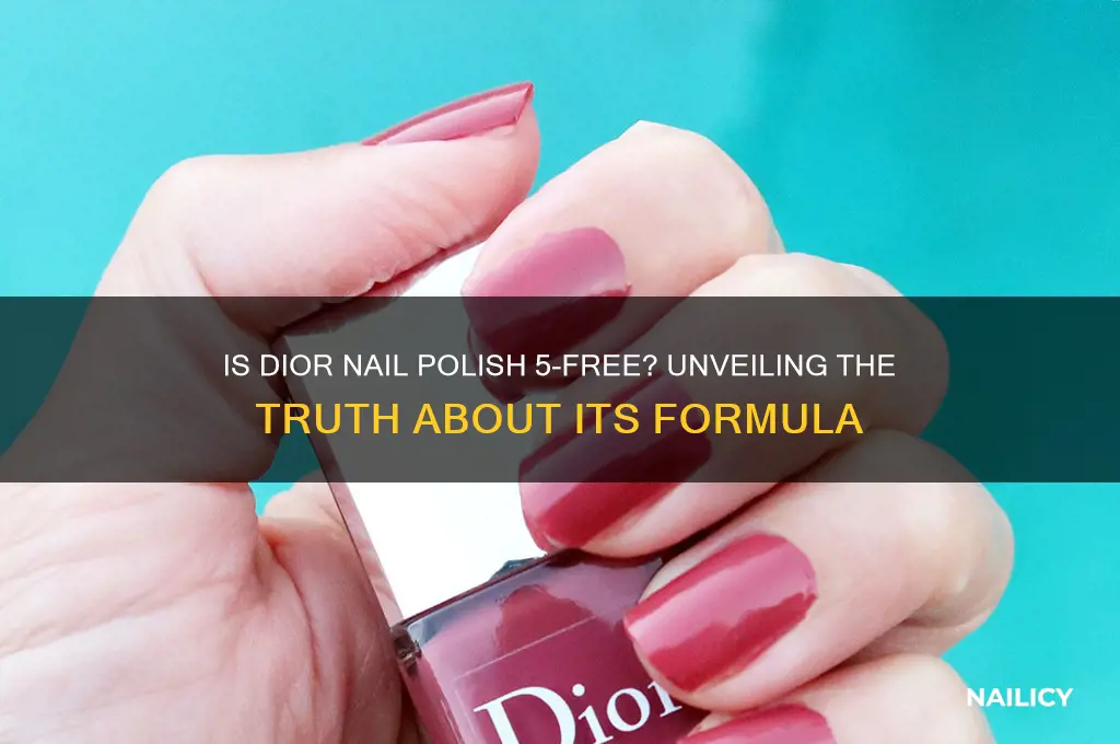 is dior nail polish 5 free