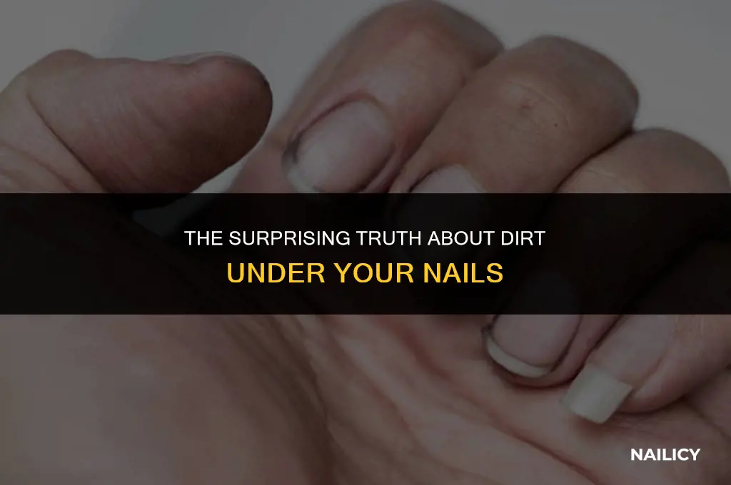 is dirt in nails bad