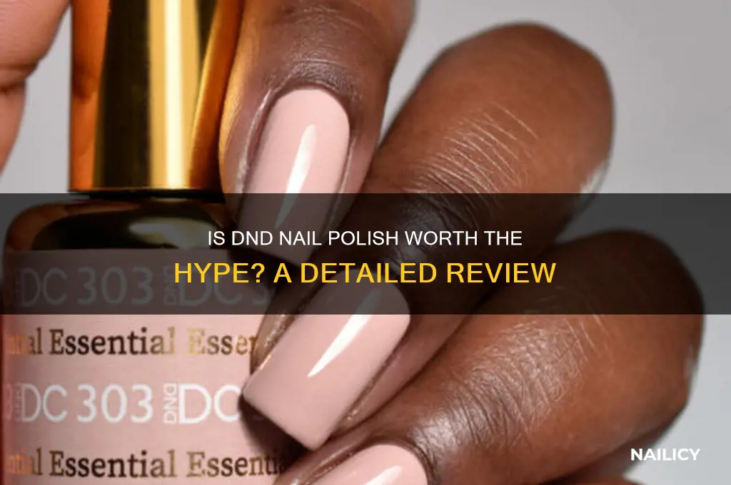 is dnd good nail polish