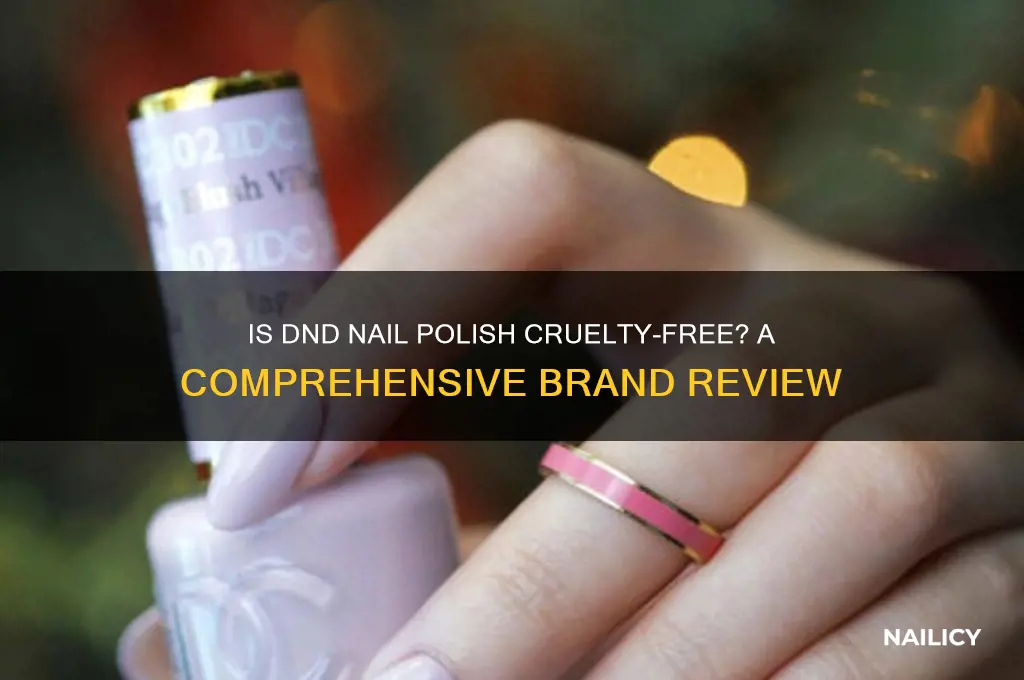 is dnd nail polish cruelty free