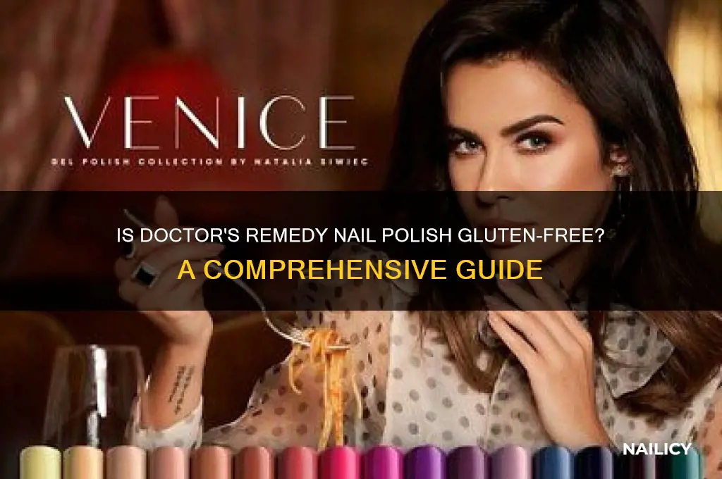 is doctors remedy nail polish gluten free