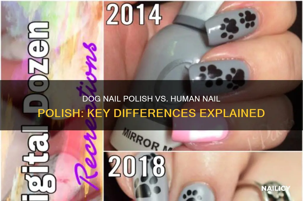 is dog nail polish the same as regular nail polish