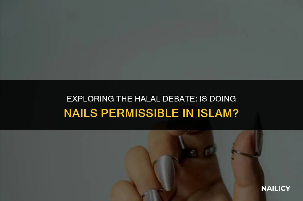is doing nails haram