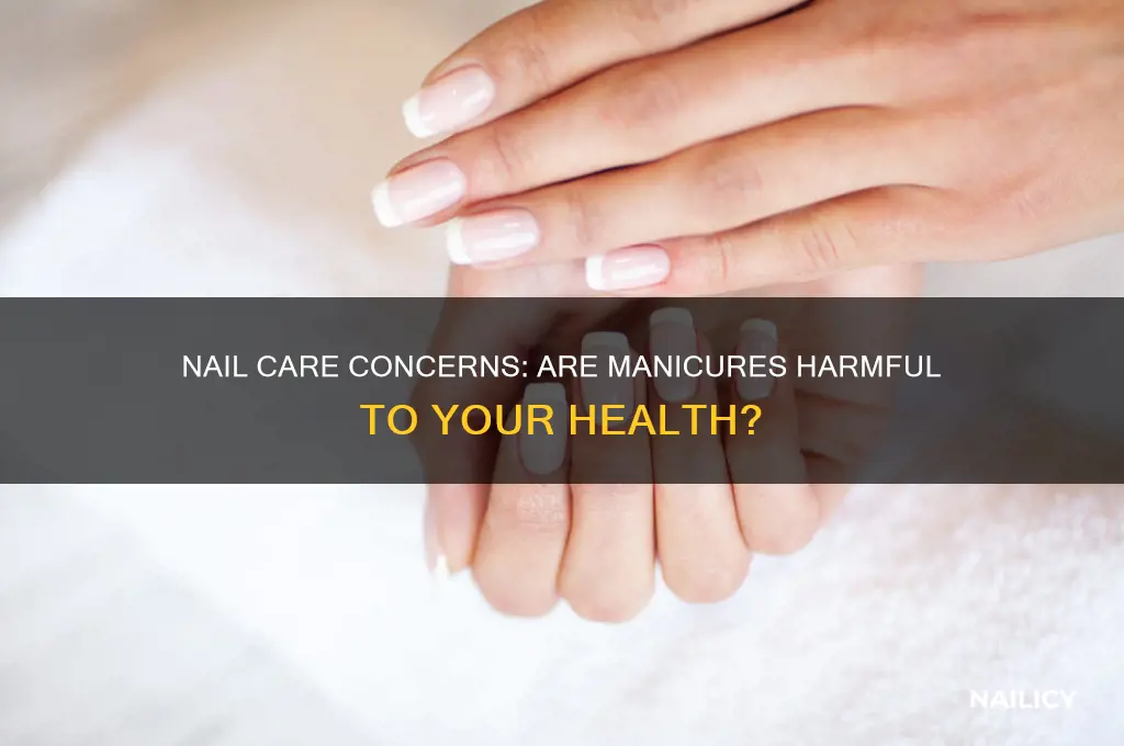 is doing your nails bad for you