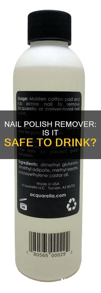is drinking nail polish remover bad