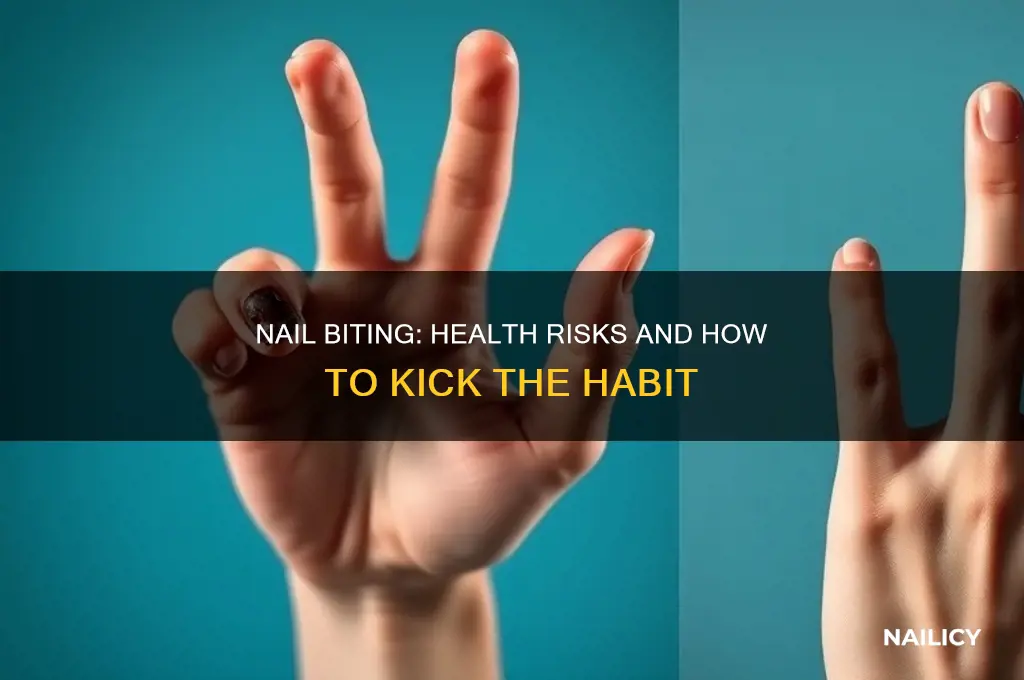 is eating my nails bad for me