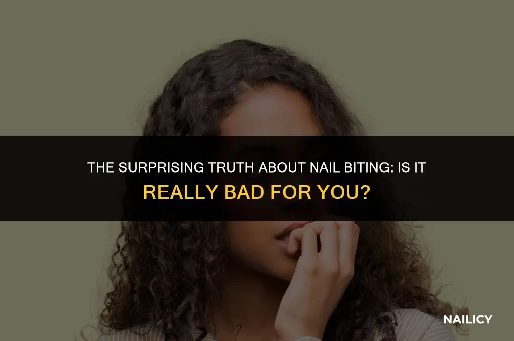 is eating your nails bad
