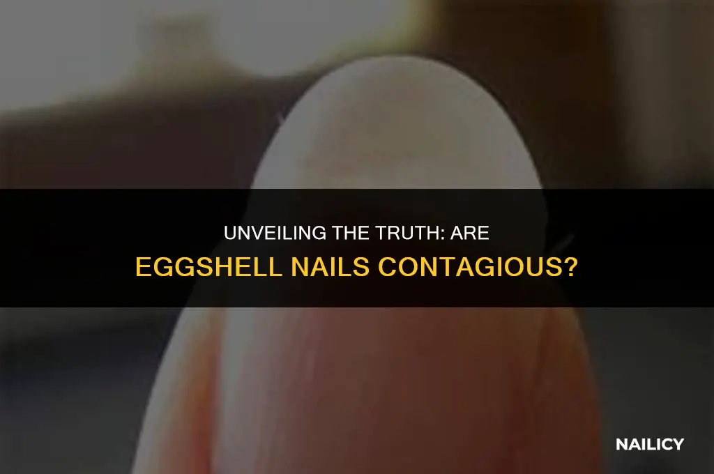 is eggshell nails contagious