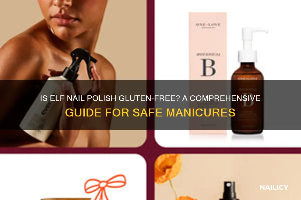 is elf nail polish gluten free