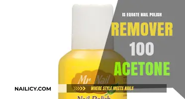 Best Equate Nail Polish Remover: 100% Acetone?
