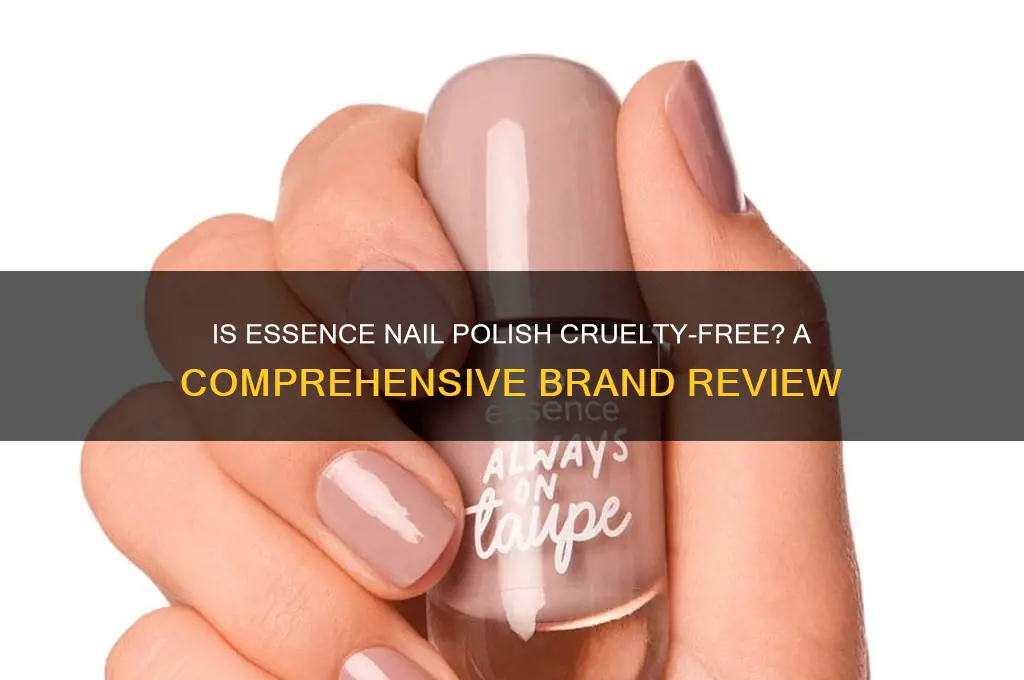 is essence nail polish cruelty free
