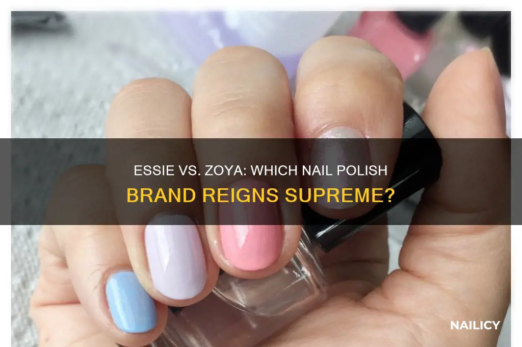 is essie as good as zoya nail polish