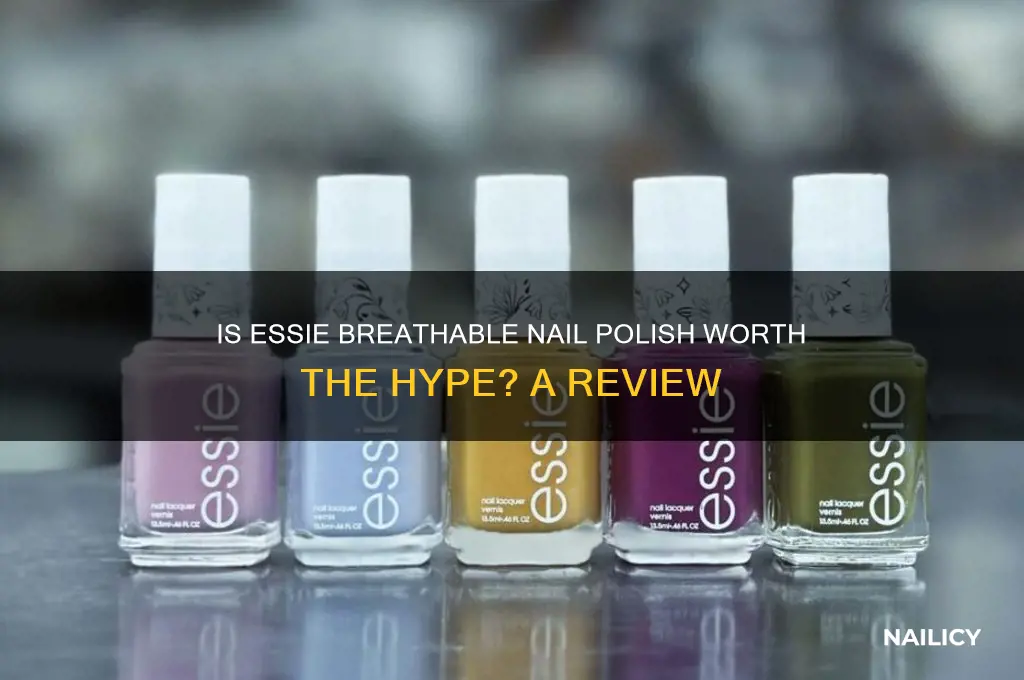 is essie breathable nail polish