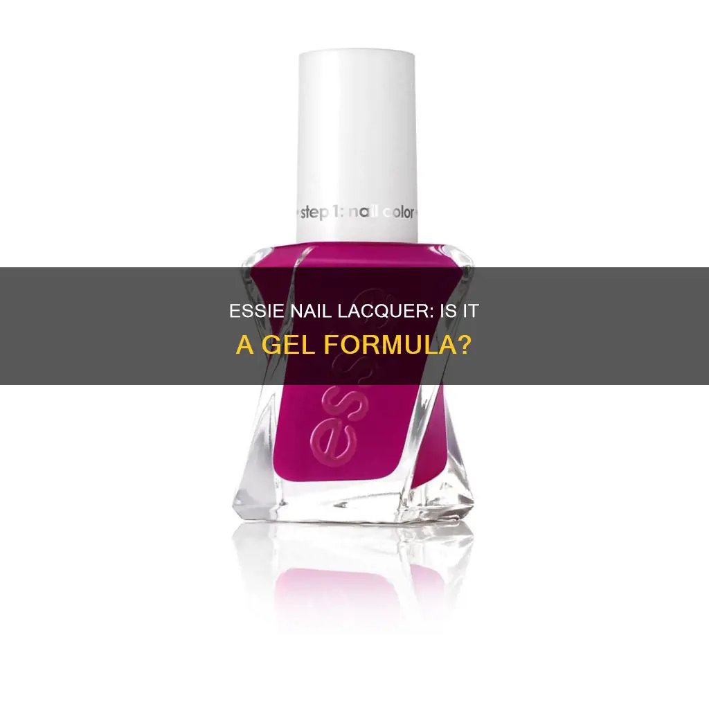 is essie nail lacquer gel