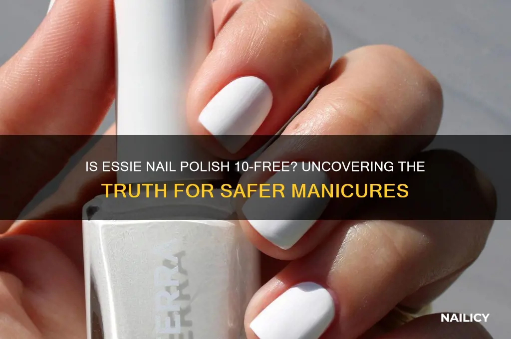 is essie nail polish 10 free