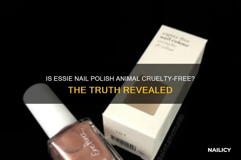 is essie nail polish animal cruelty free