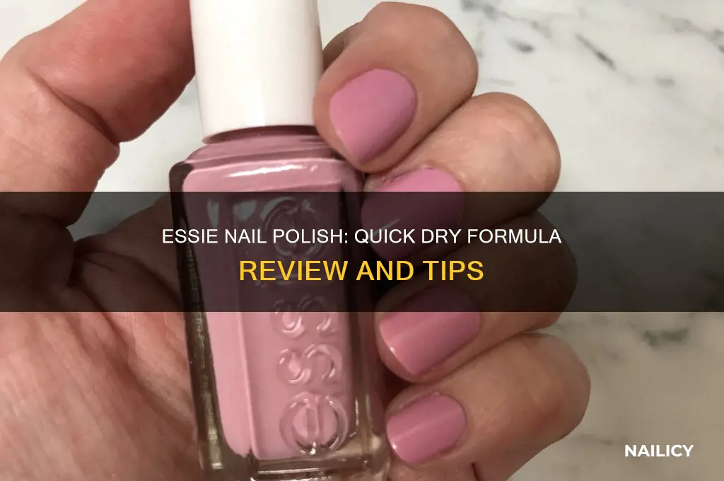 is essie nail polish fast drying