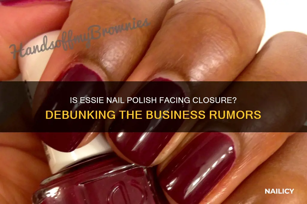 is essie nail polish going out of business