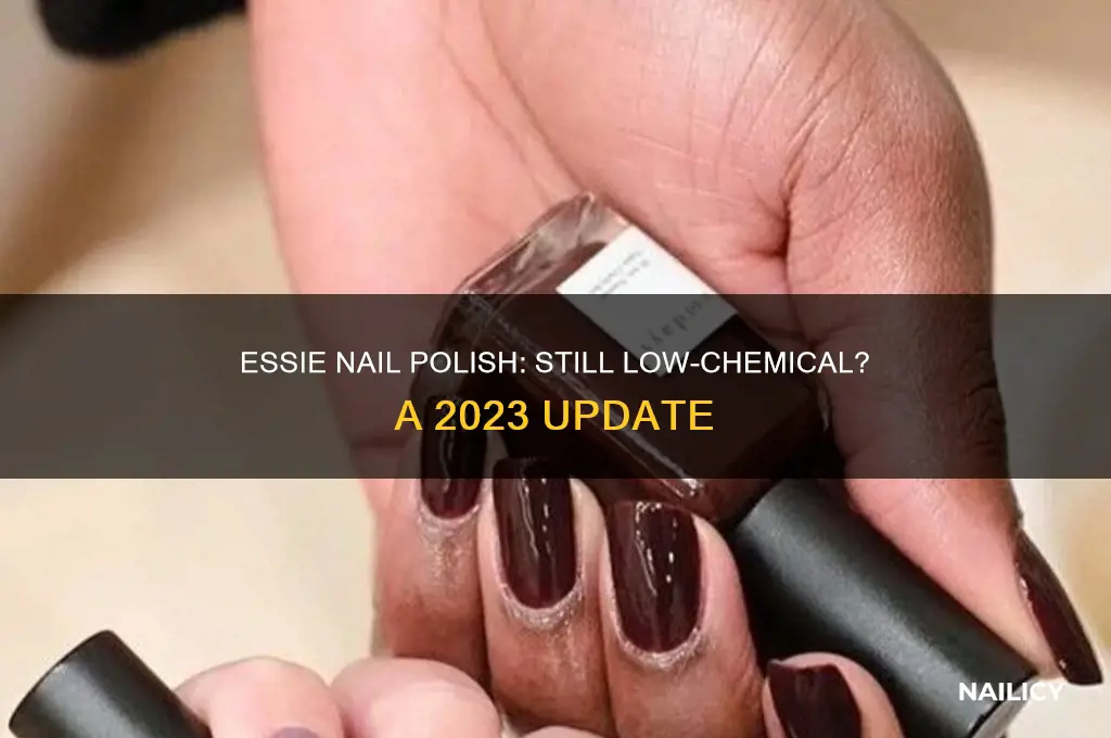 is essie nail polish still low chemical