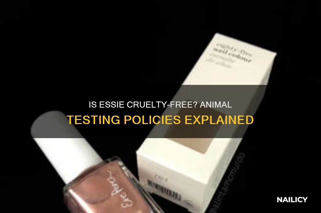 is essie nail polish tested on animals