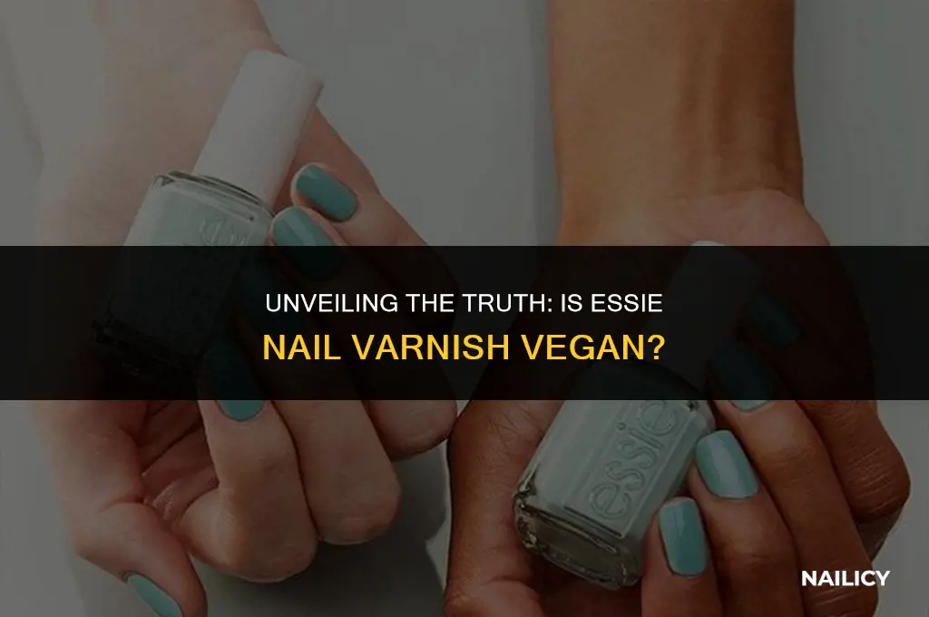 is essie nail varnish vegan