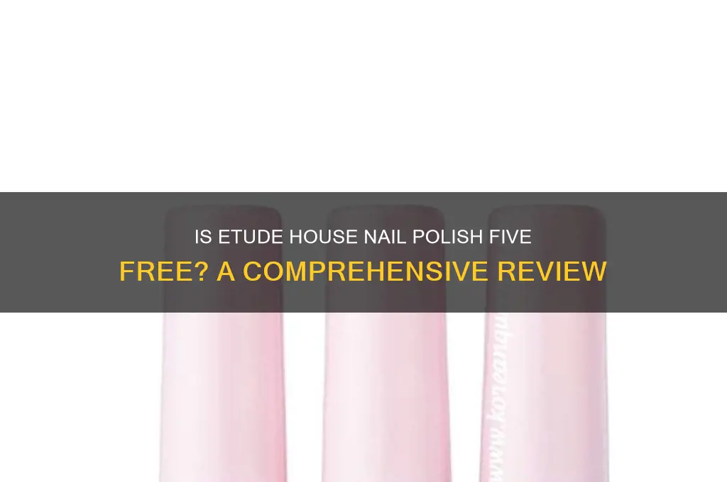 is etude house nail polish five free