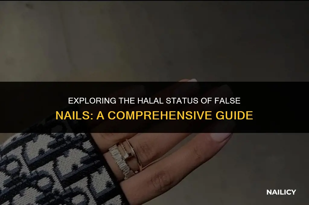 is false nails haram