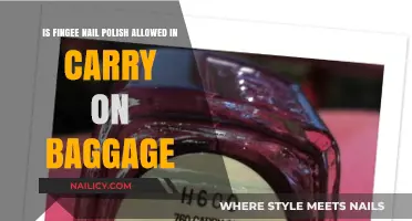 Can You Pack Fingee Nail Polish in Carry-On Luggage?