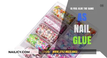 Foil Glue vs. Nail Glue: Are They Interchangeable for Crafts?
