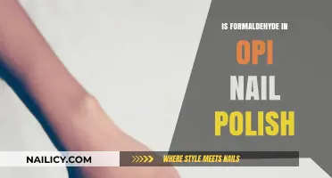 Is Formaldehyde in OPI Nail Polish? Uncovering the Truth