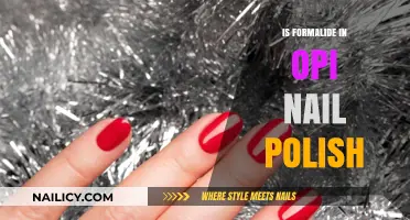 Formaldehyde in OPI Nail Polish: Safety Concerns and Alternatives