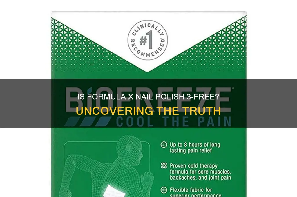 is formula x nail polish 3 free