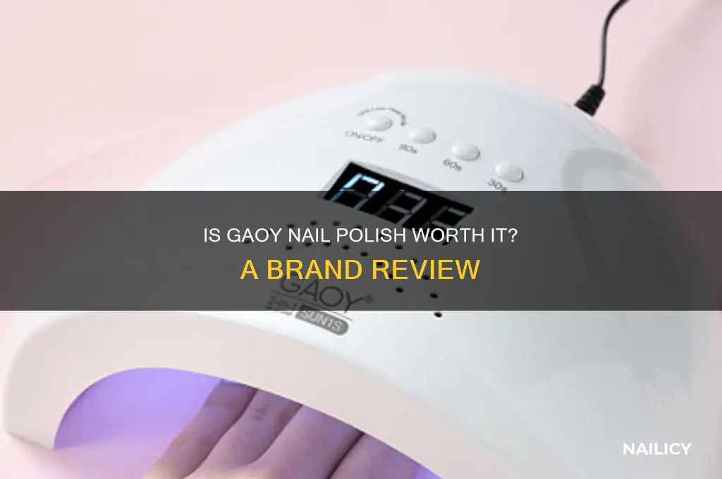 is gaoy a good nail polish brand