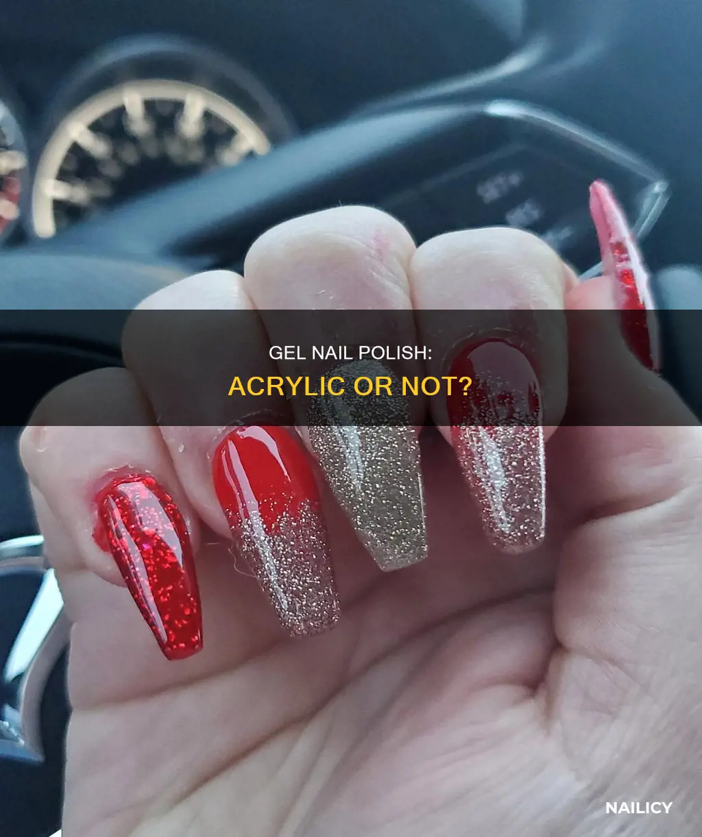 is gel nail polish concidered acrlic
