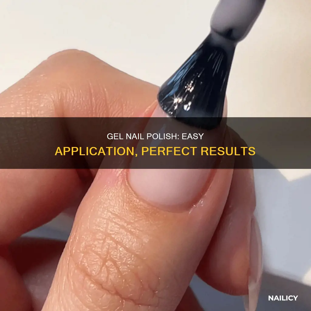 is gel nail polish easy to apply
